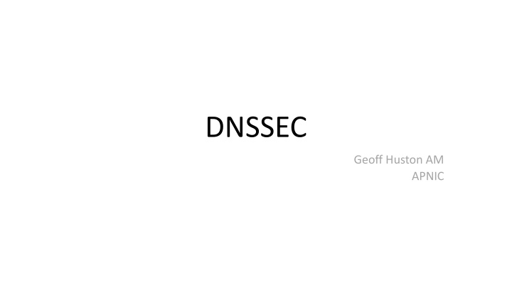 dnssec