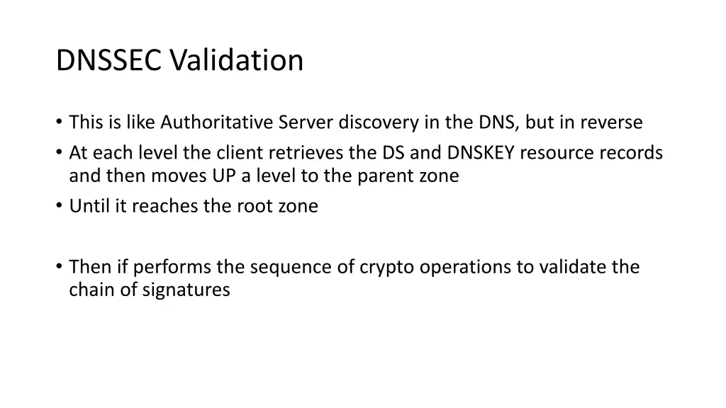 dnssec validation 1