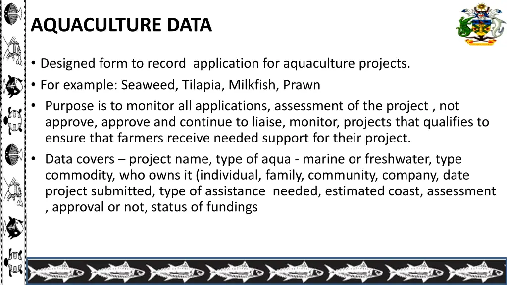 aquaculture data