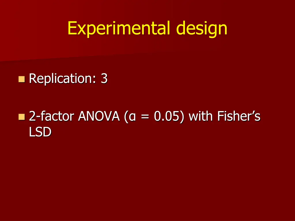 experimental design 1