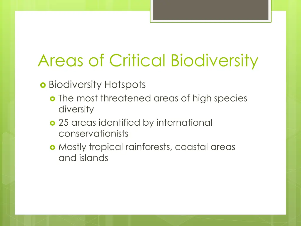 areas of critical biodiversity 4