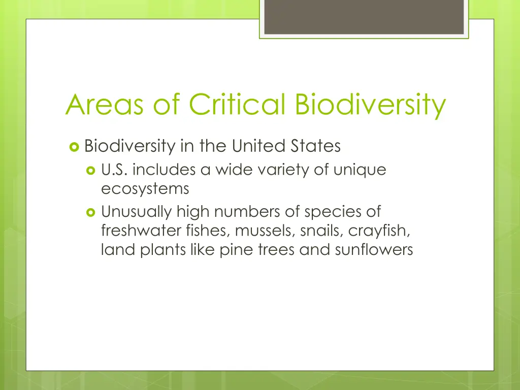 areas of critical biodiversity 5