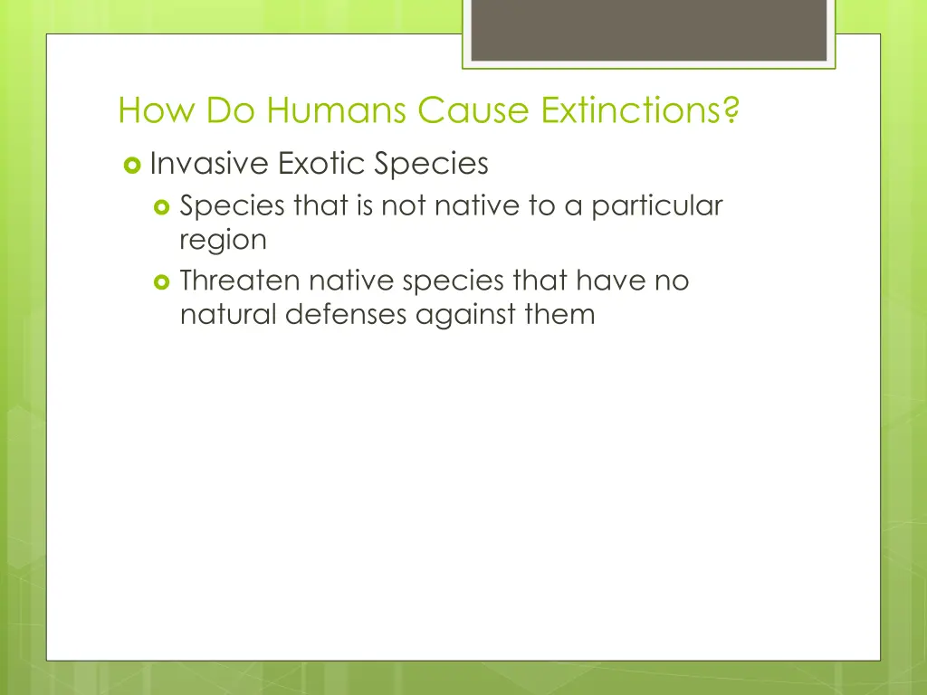 how do humans cause extinctions 1