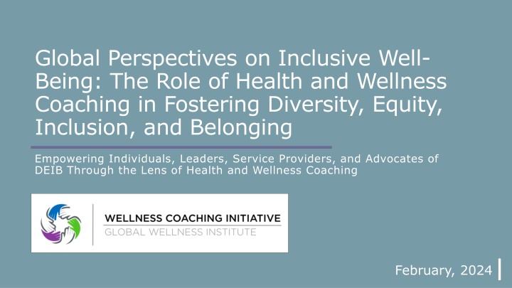 global perspectives on inclusive well being