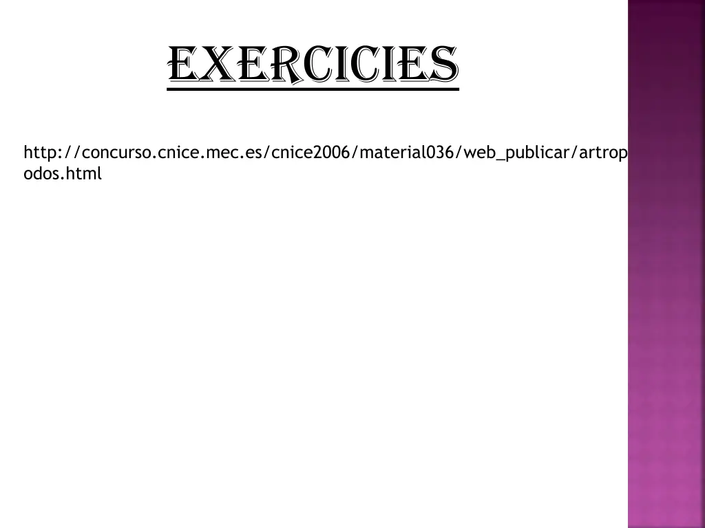 exercicies