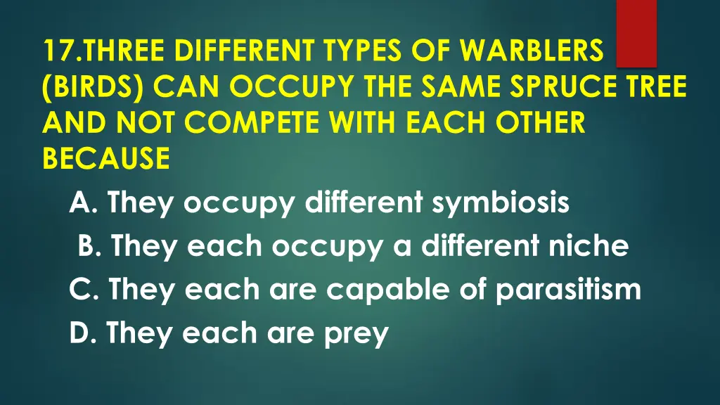 17 three different types of warblers birds