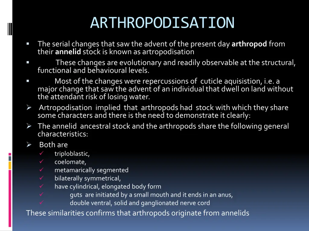 arthropodisation