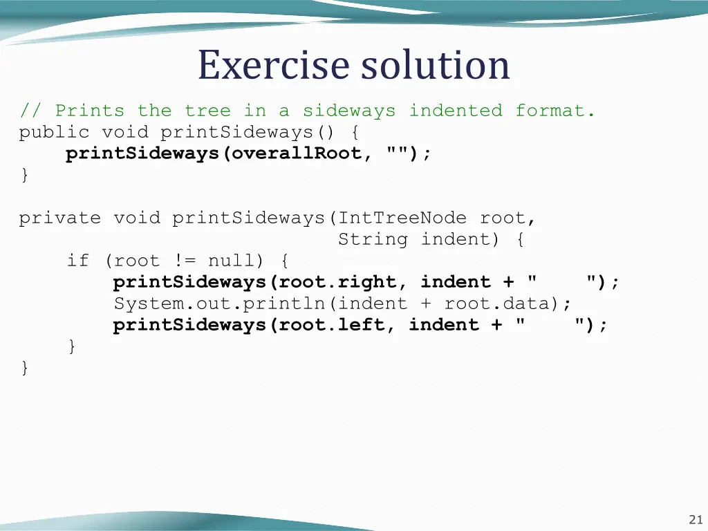 exercise solution 2