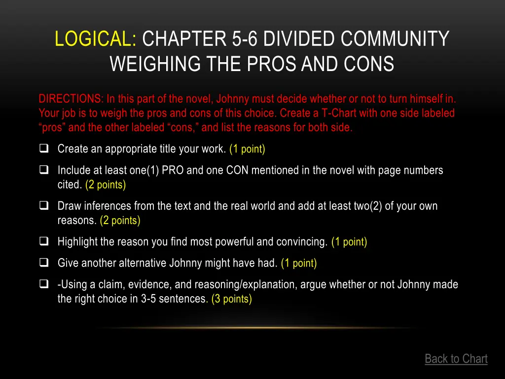 logical chapter 5 6 divided community weighing