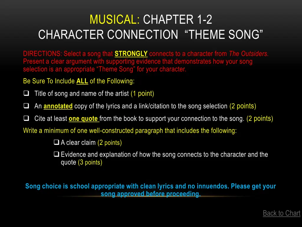 musical chapter 1 2 character connection theme