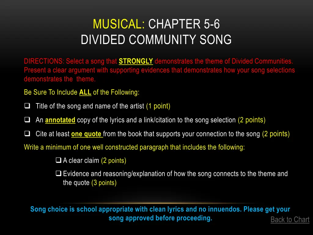 musical chapter 5 6 divided community song