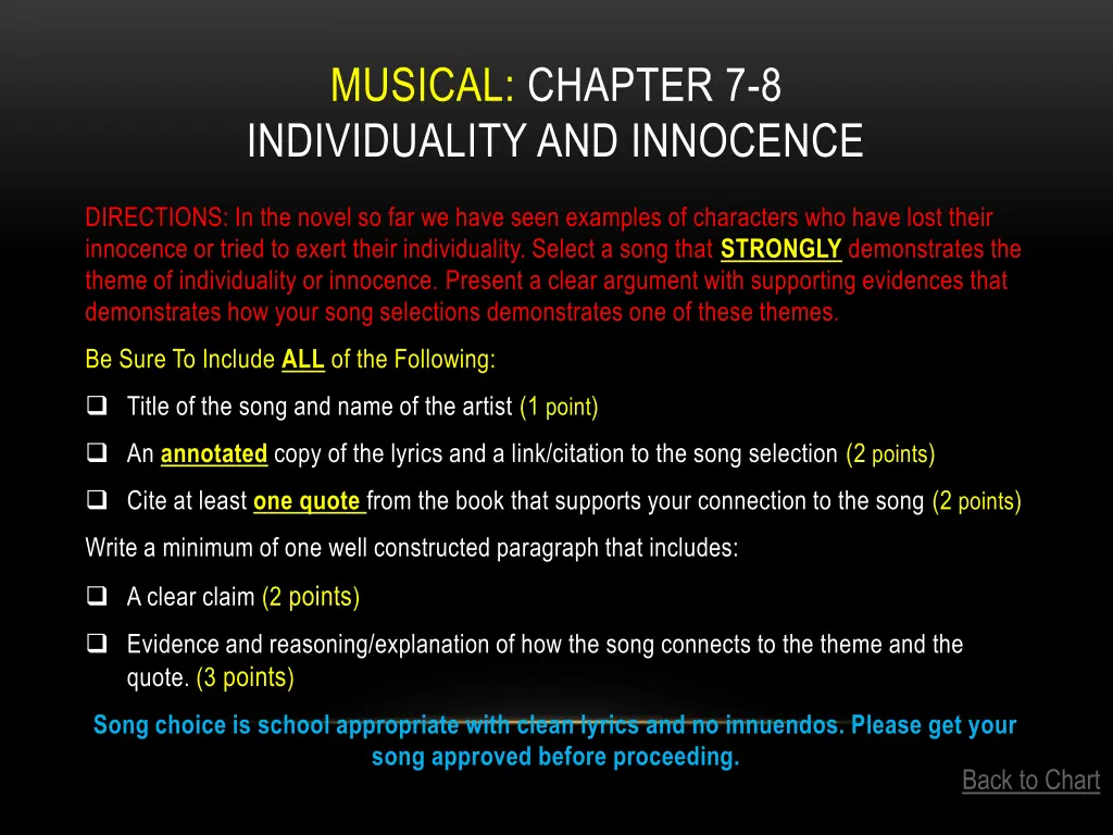 musical chapter 7 8 individuality and innocence