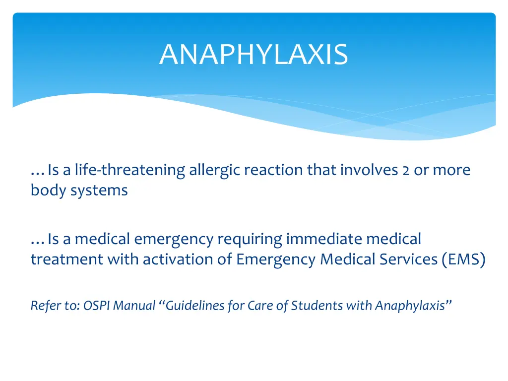 anaphylaxis 1