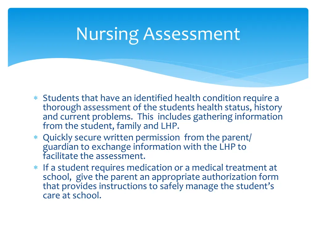 nursing assessment