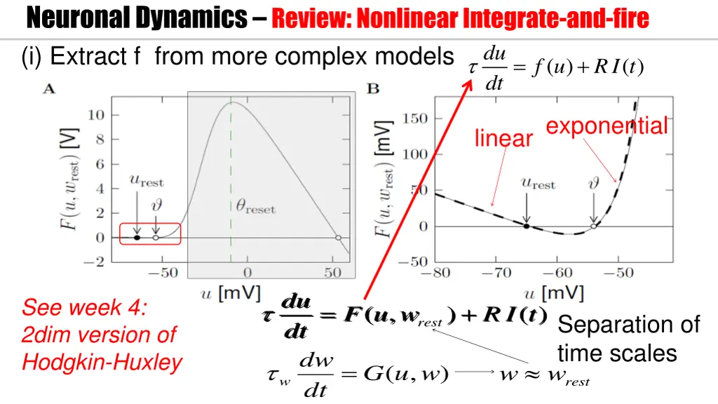 neuronal dynamics review nonlinear integrate 6