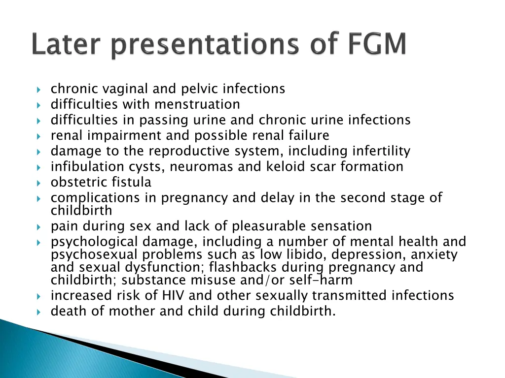 chronic vaginal and pelvic infections