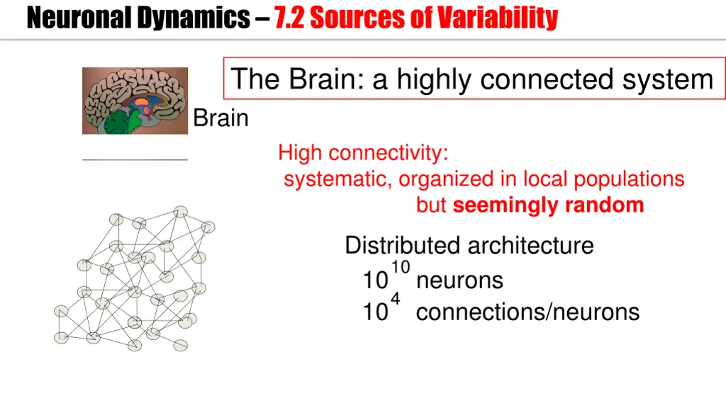 neuronal dynamics 7 2sources of variability