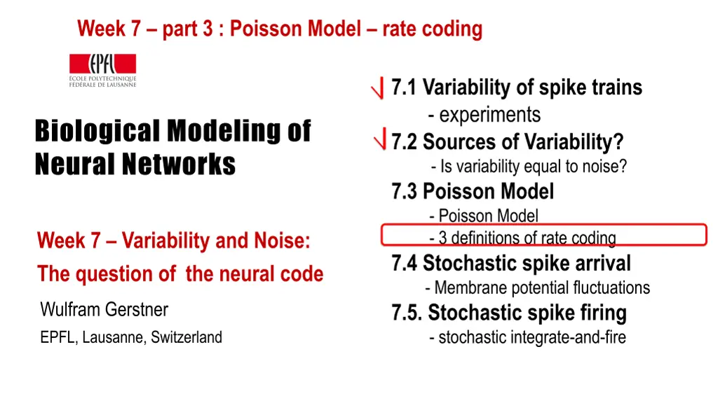 week 7 part 3 poisson model rate coding 1