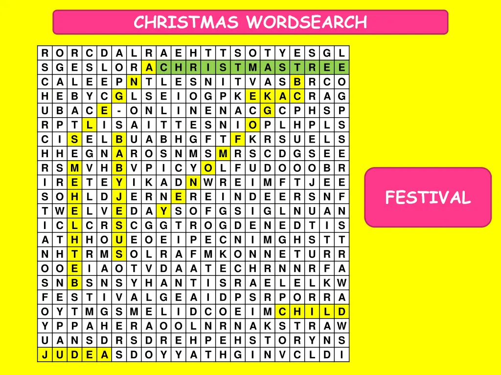 christmas wordsearch 10