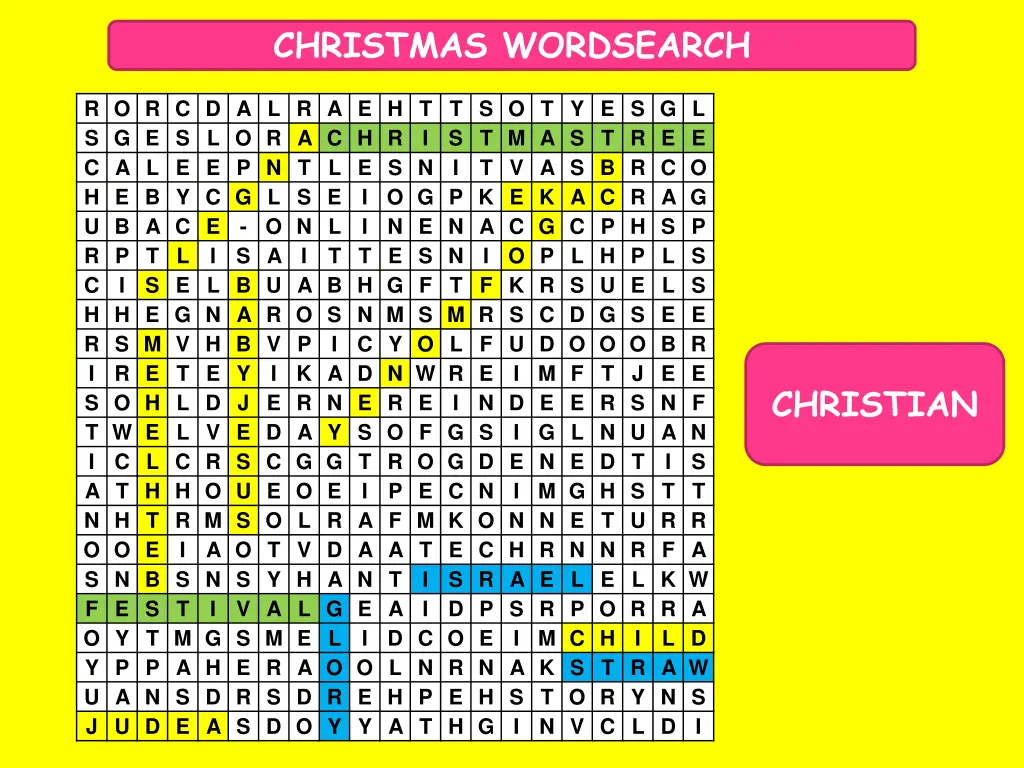 christmas wordsearch 14