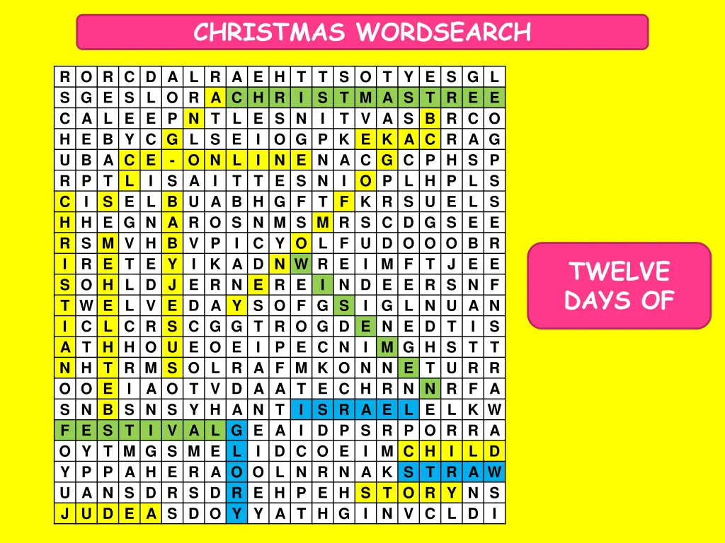 christmas wordsearch 18