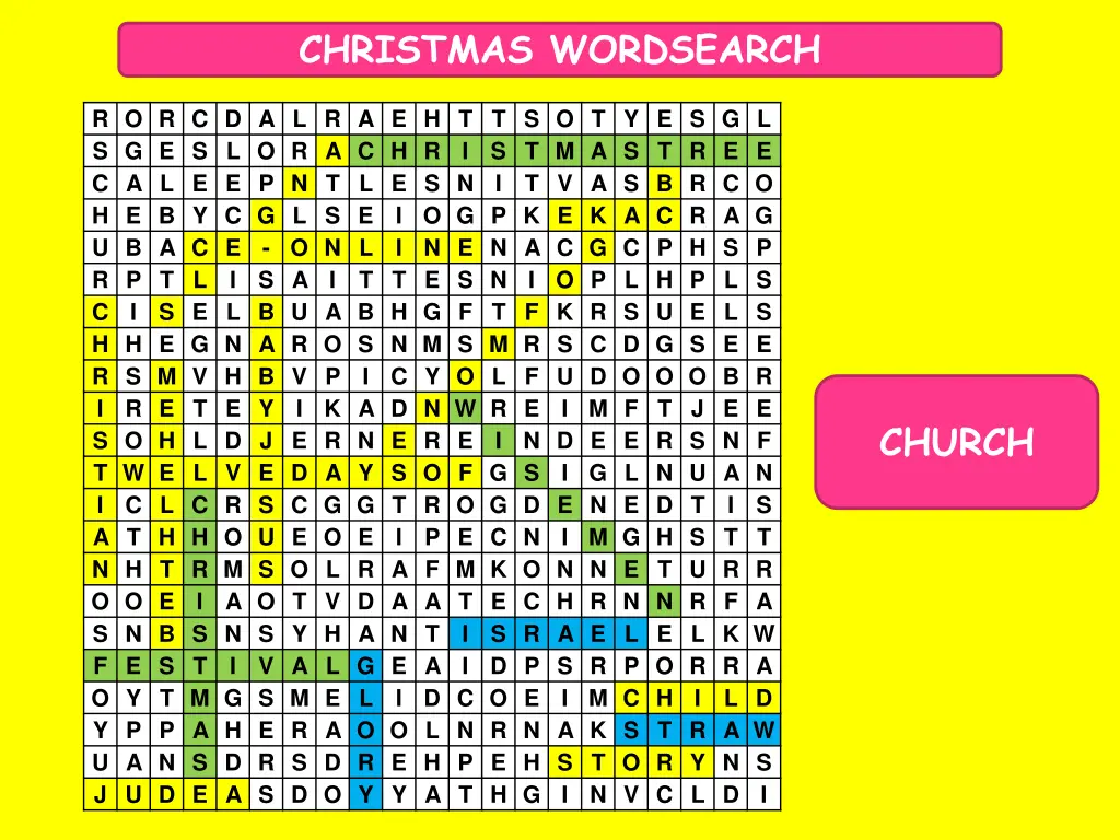 christmas wordsearch 20