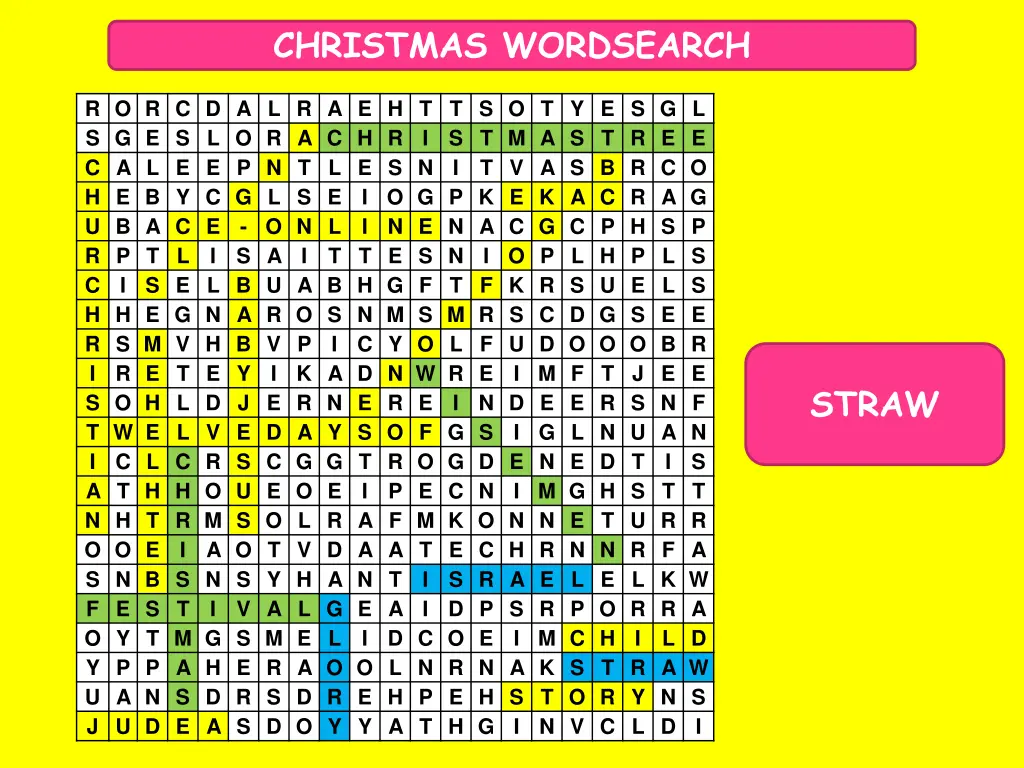 christmas wordsearch 21