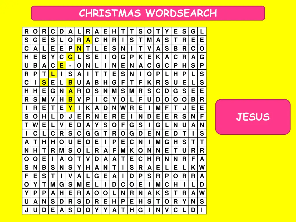 christmas wordsearch 3