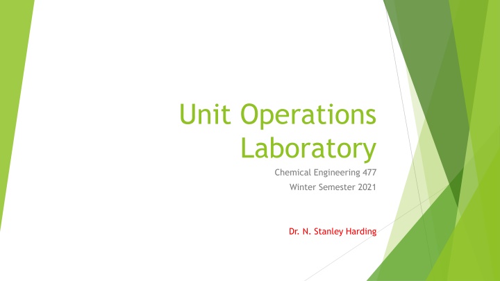 unit operations laboratory chemical engineering