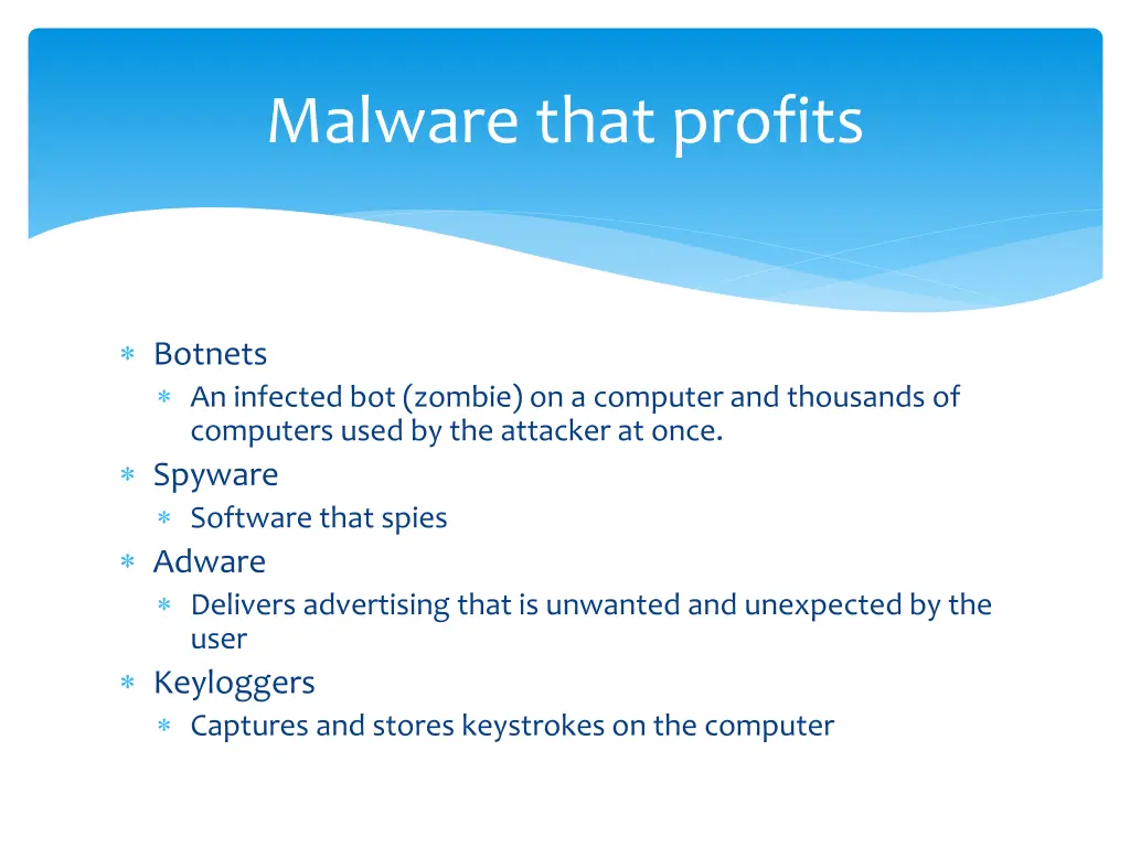 malware that profits