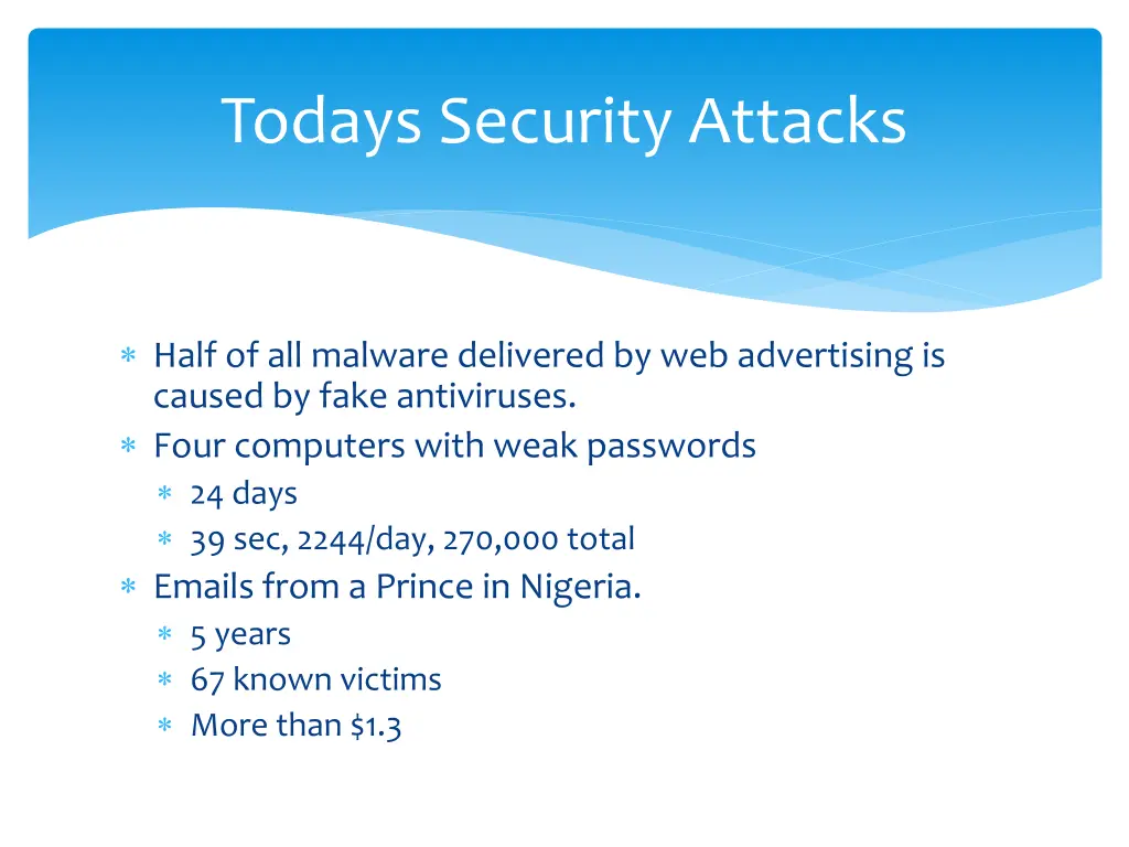 todays security attacks