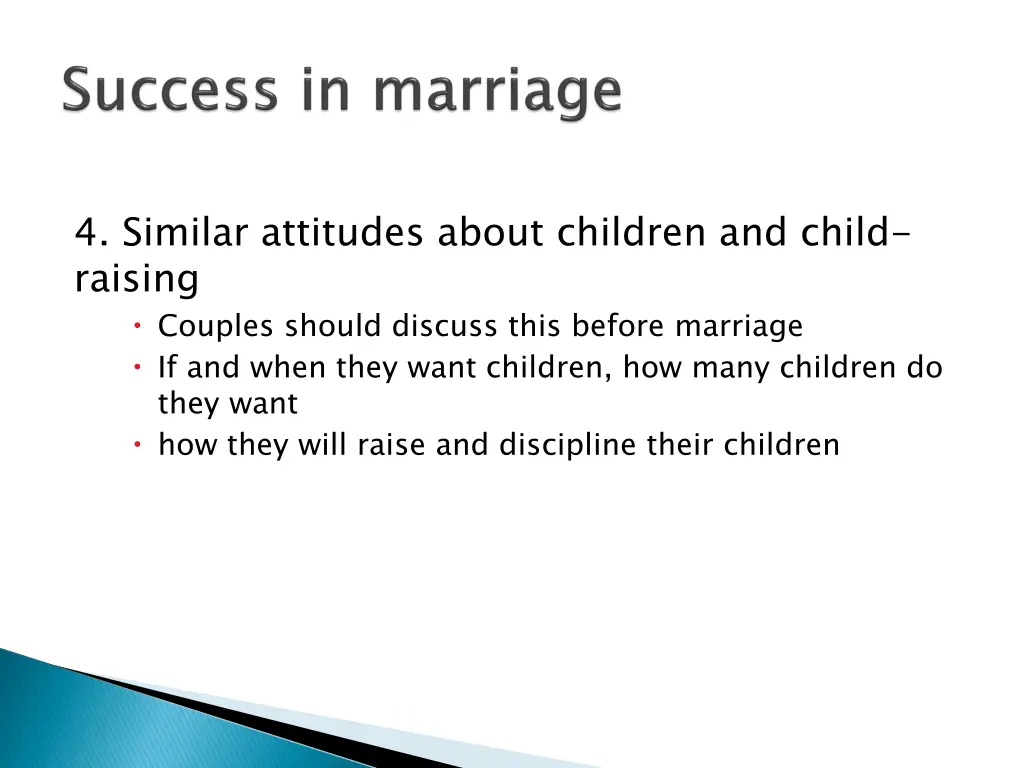 4 similar attitudes about children and child