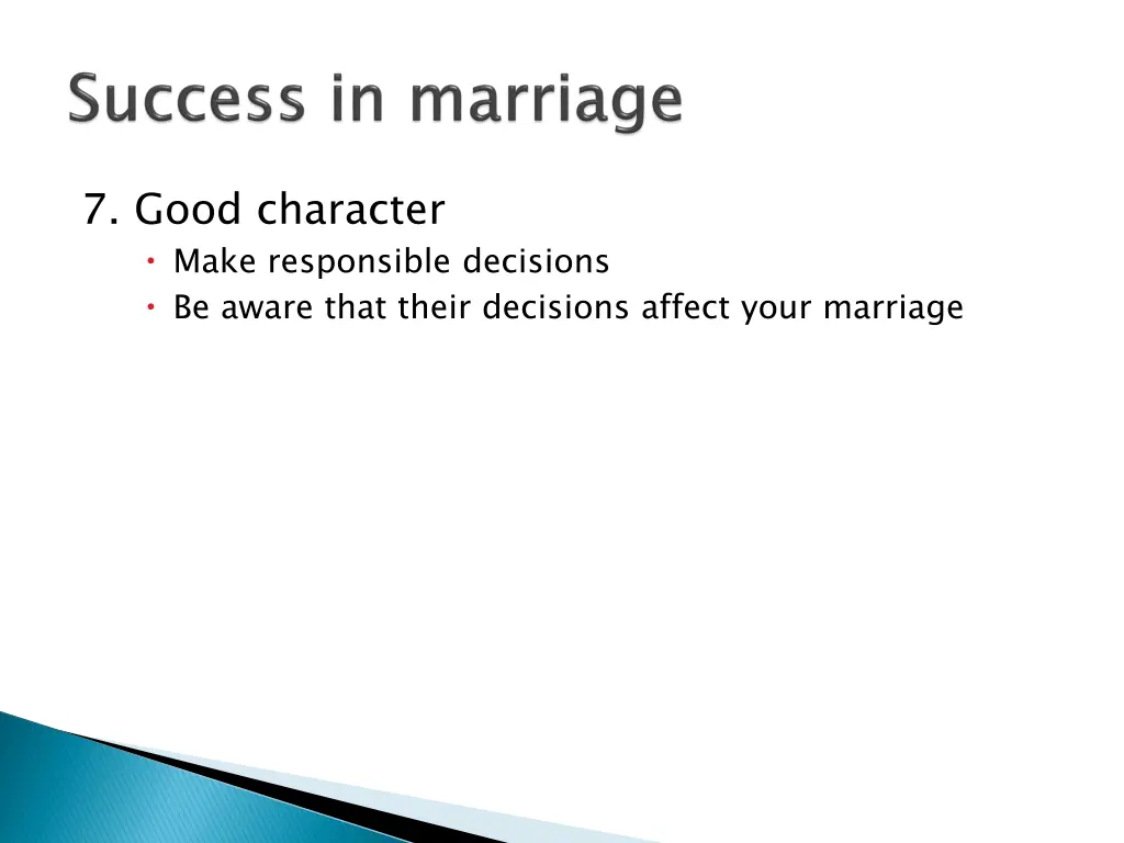 7 good character make responsible decisions