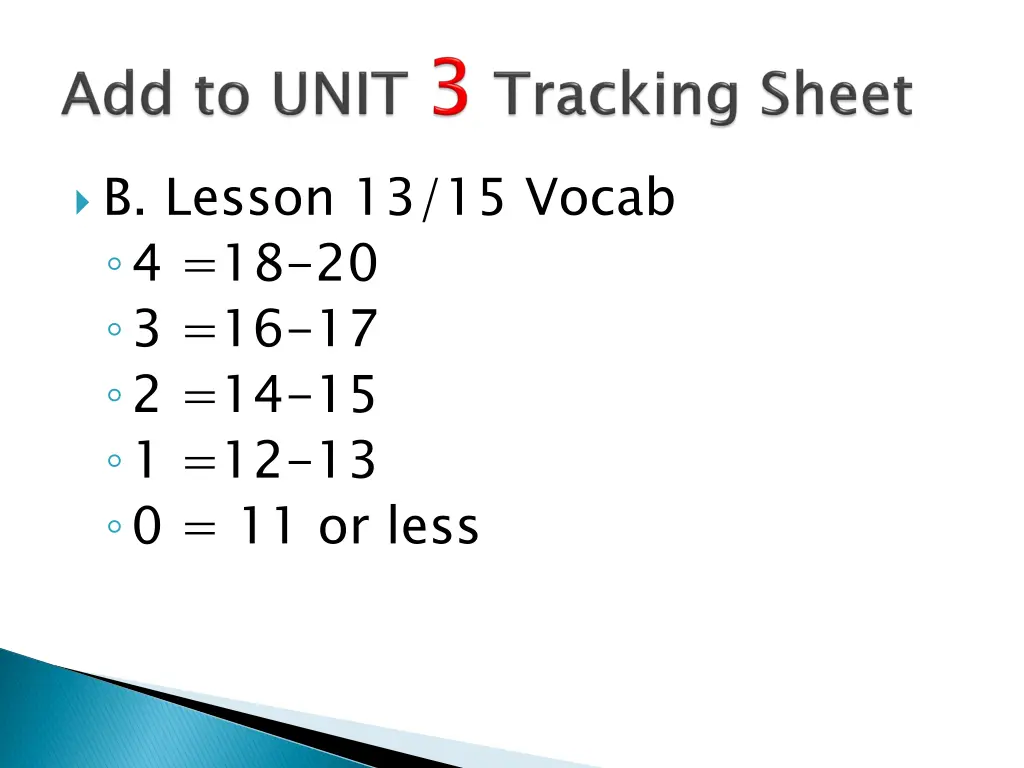 b lesson 13 15 vocab