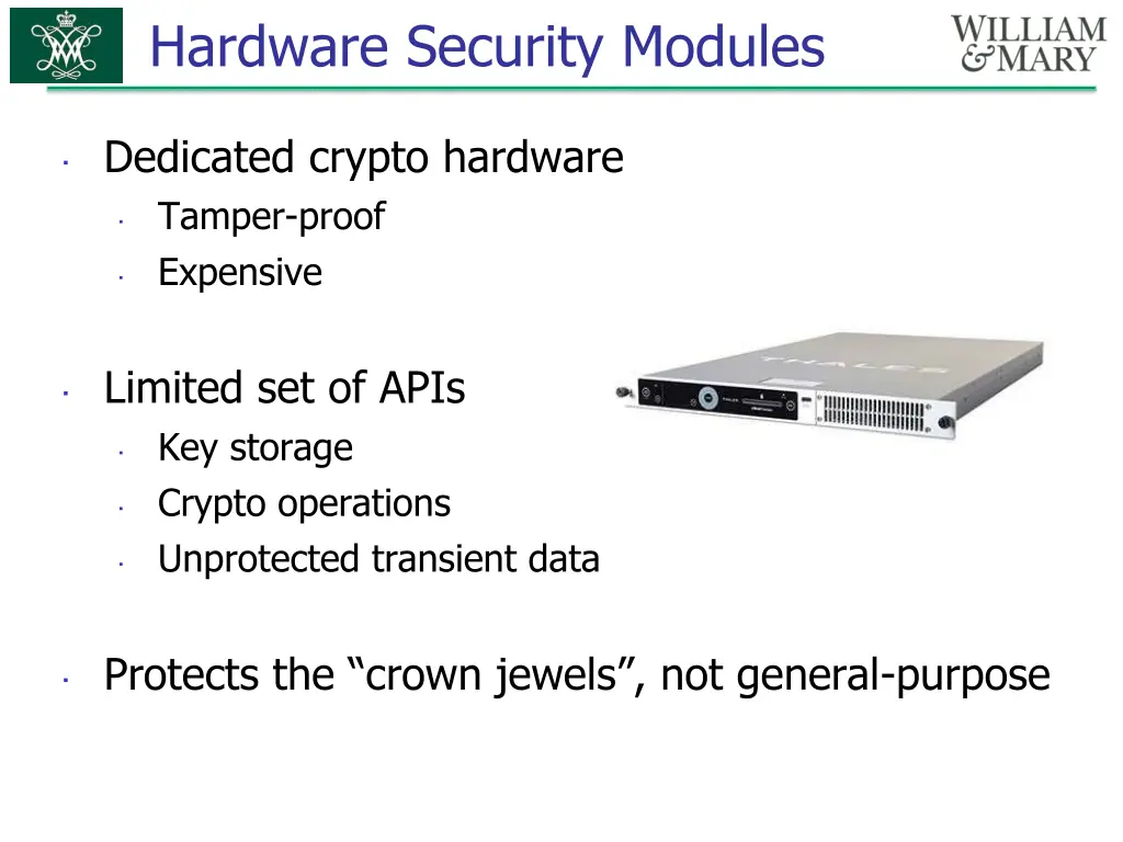 hardware security modules