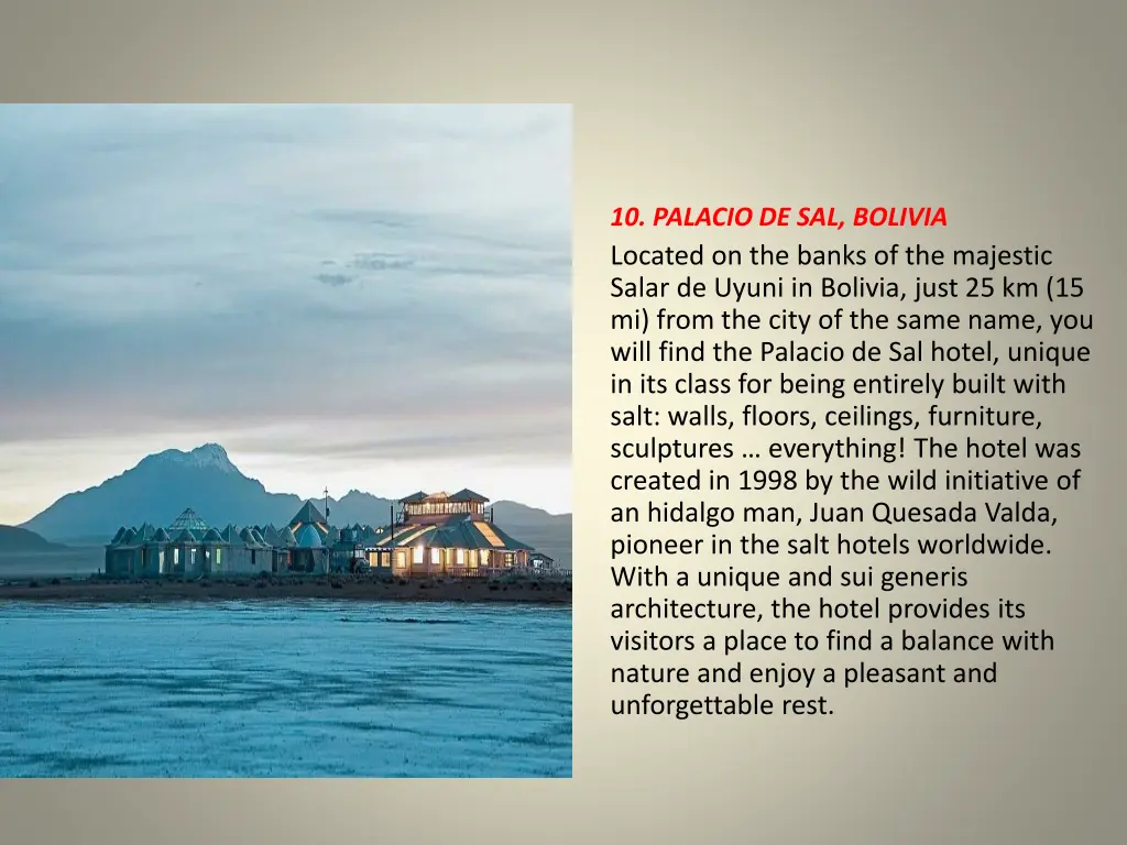 10 palacio de sal bolivia located on the banks