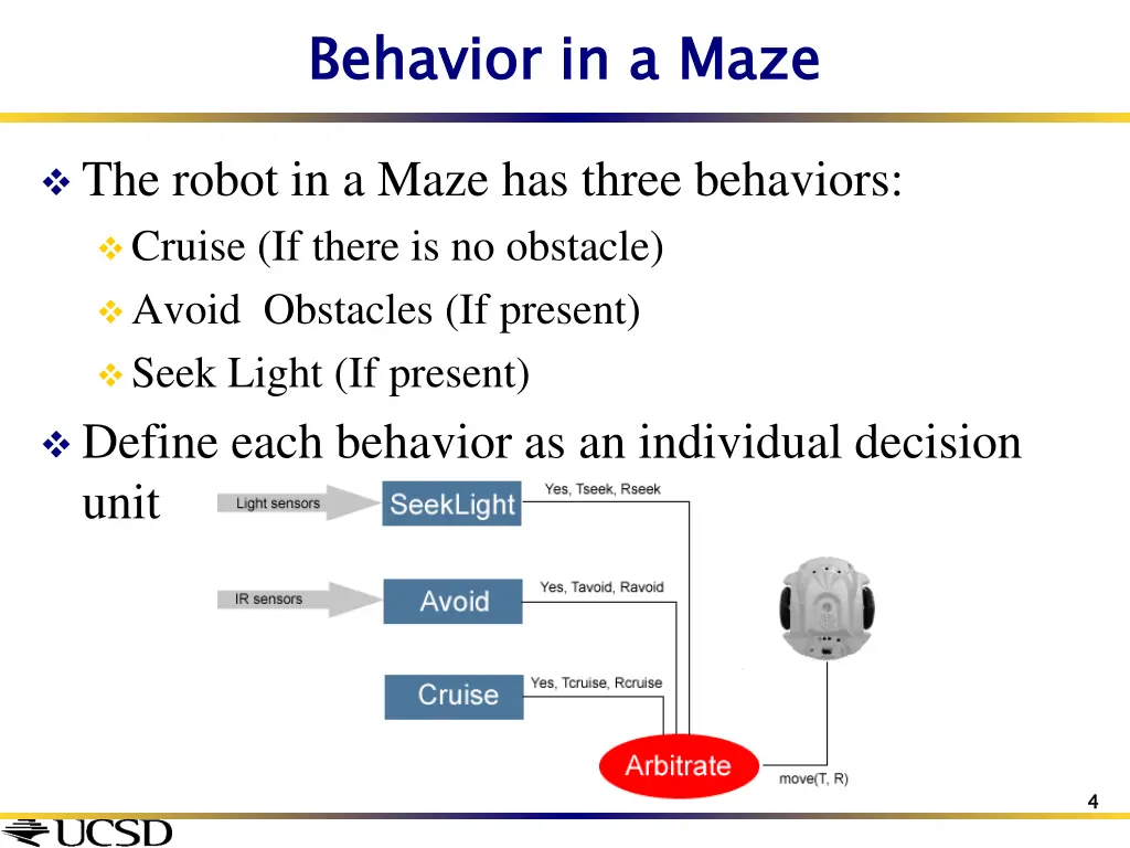 behavior in a maze