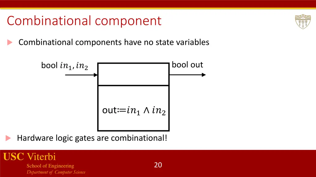 combinational component