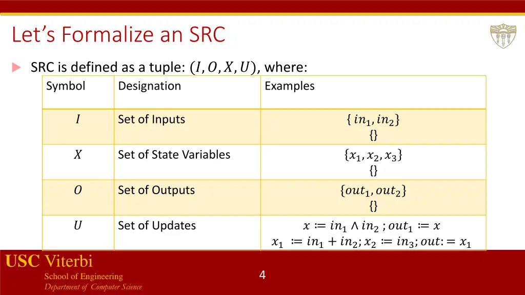 let s formalize an src