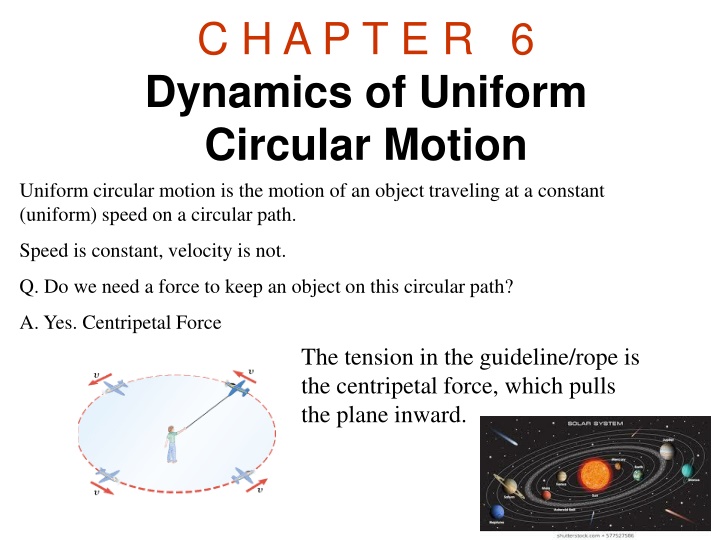 c h a p t e r 6 dynamics of uniform circular