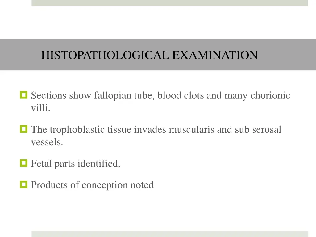 histopathological examination