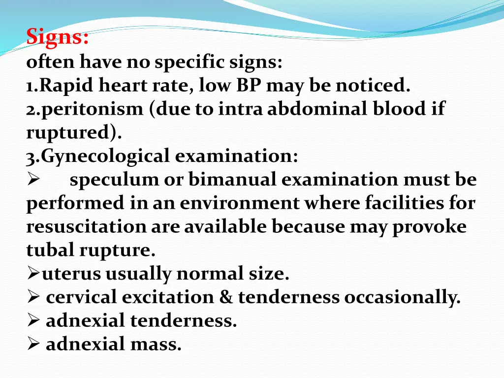 signs often have no specific signs 1 rapid heart