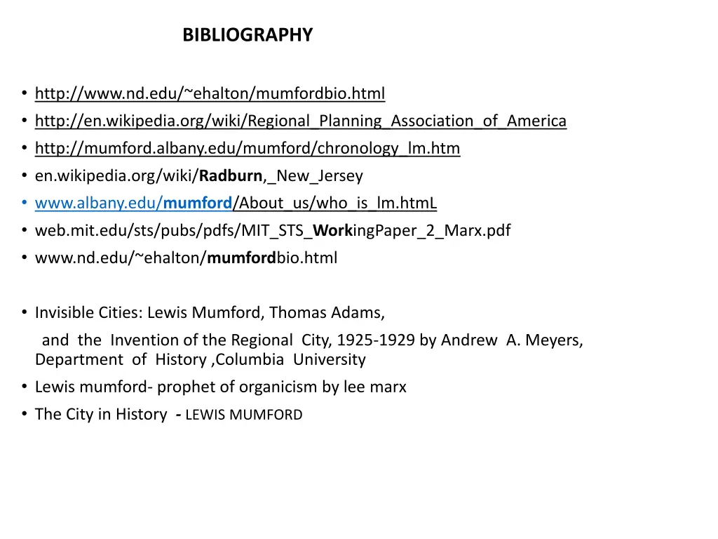 bibliography 1