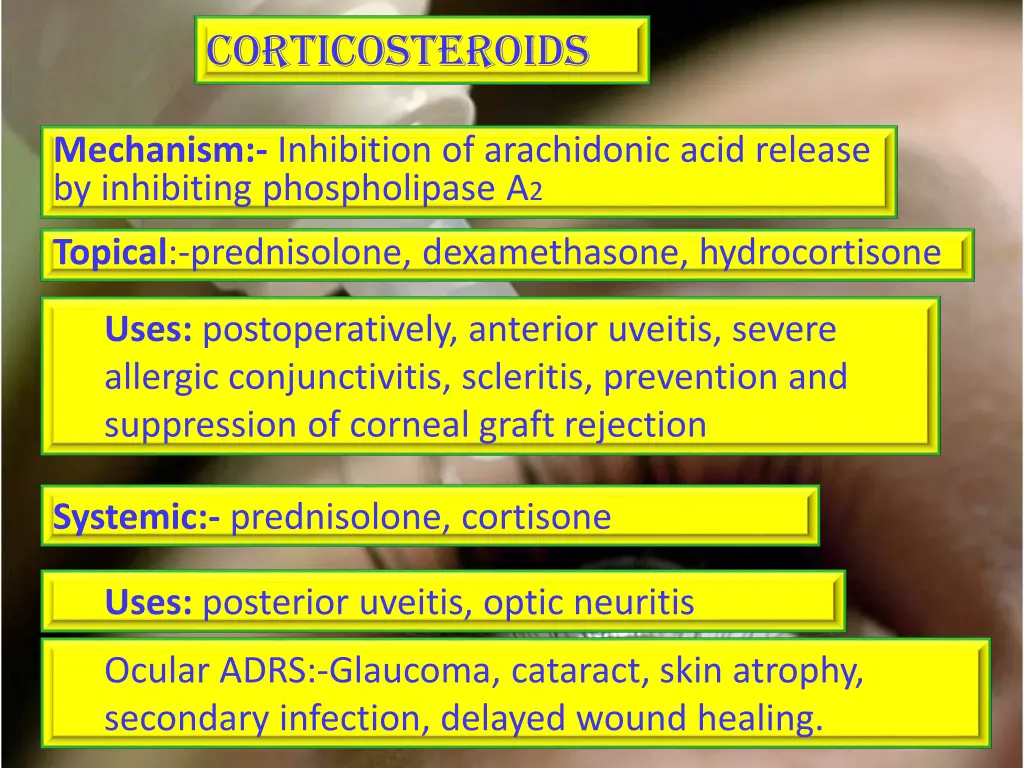 corticosteroids