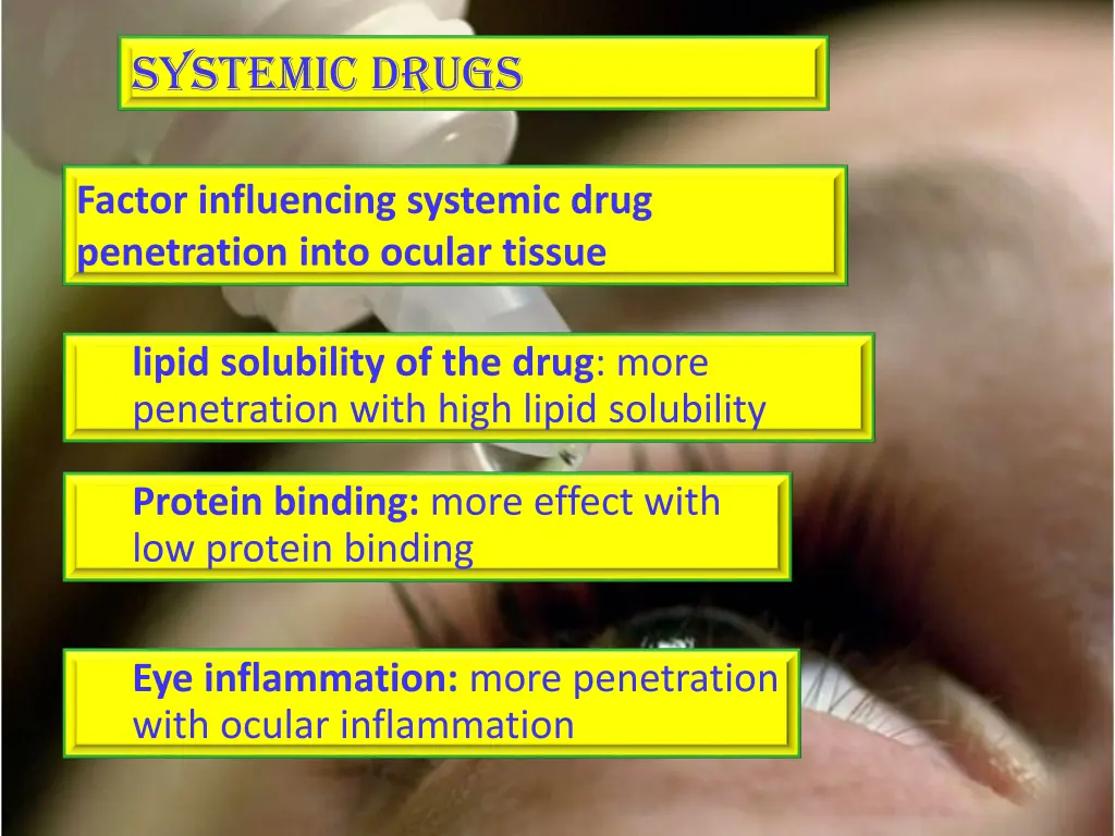 systemic drugs