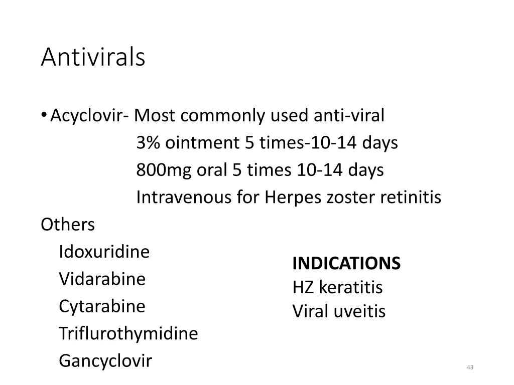 antivirals