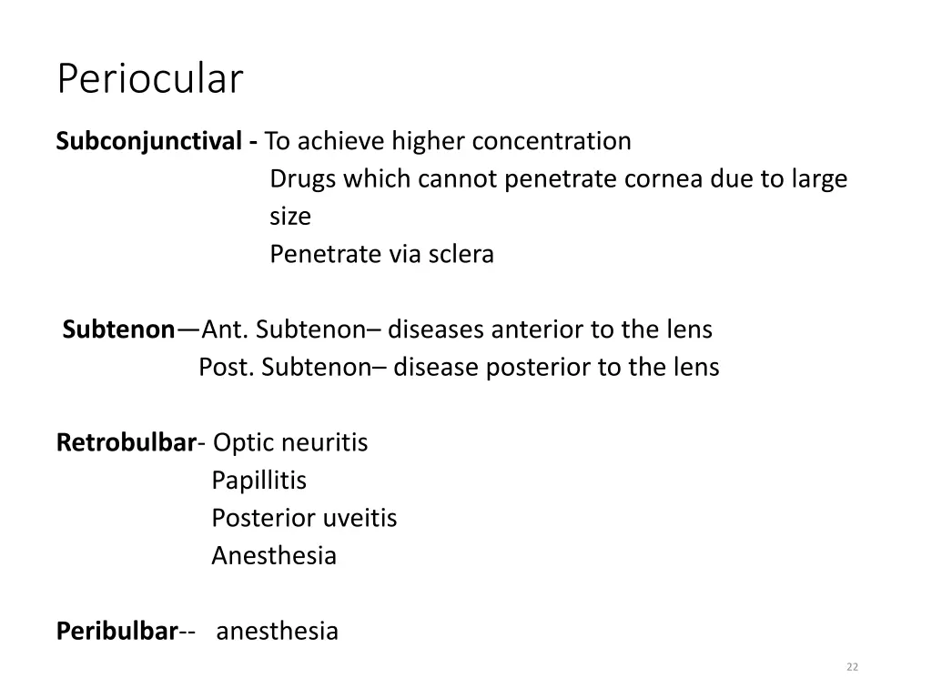 periocular