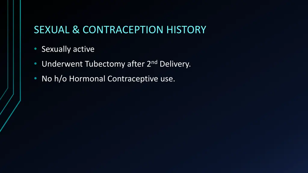 sexual contraception history