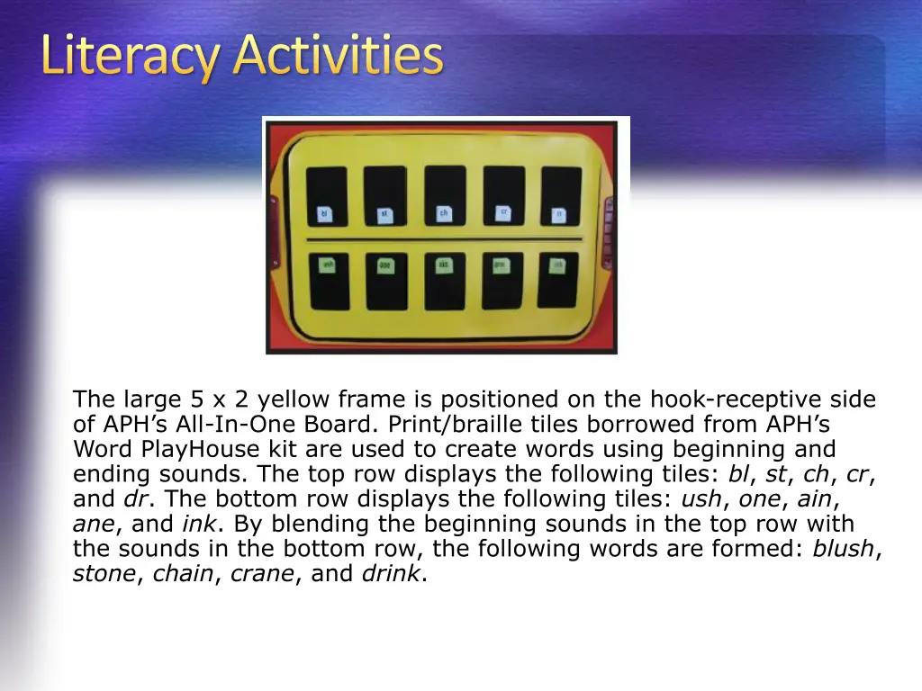 literacy activities 1