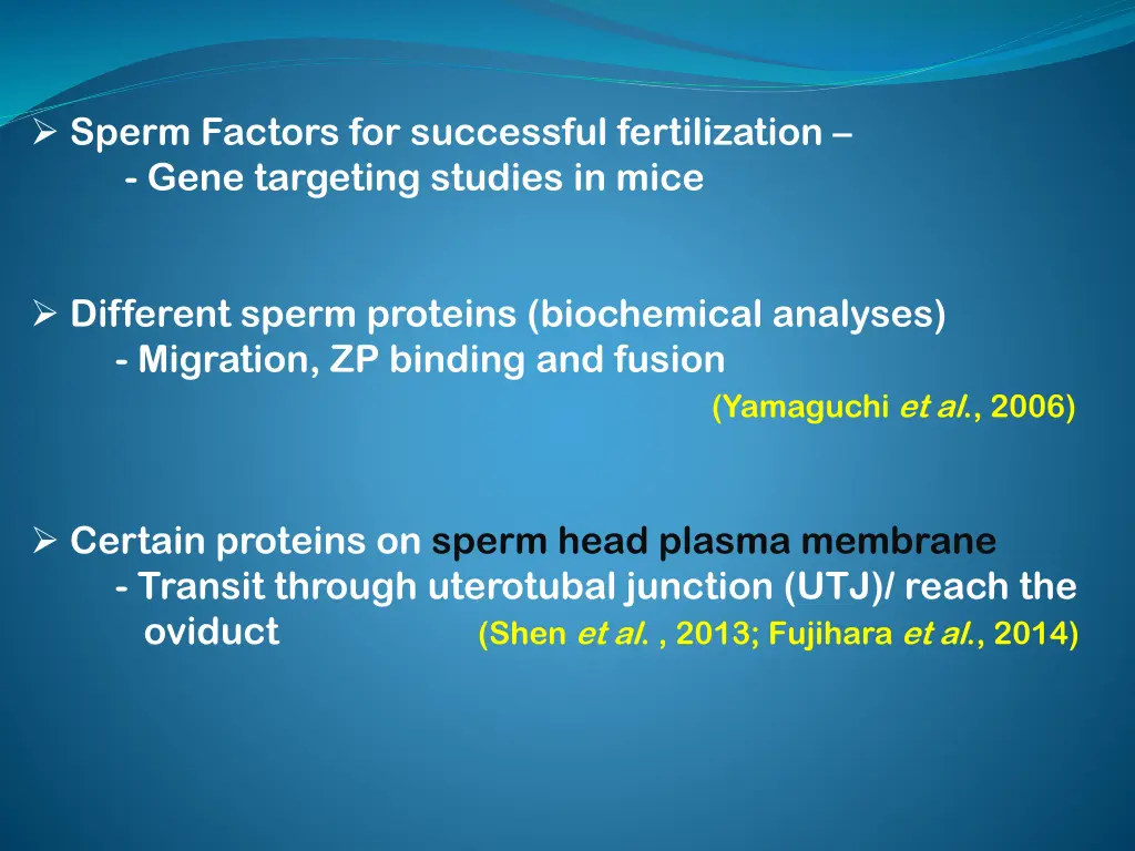 sperm factors for successful fertilization gene